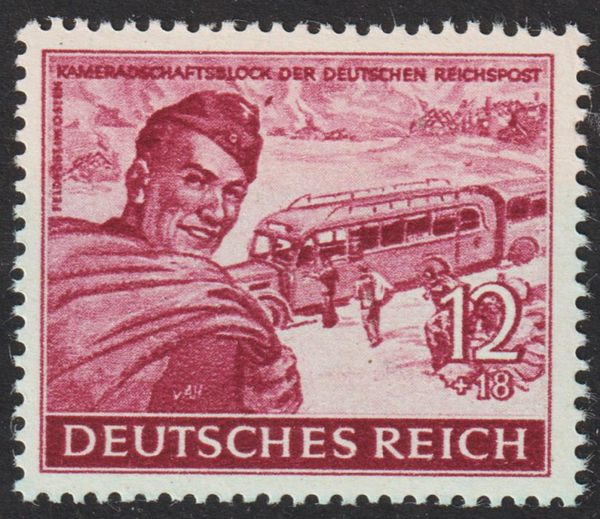 MiNr. 890 postfrisch, Plattenfehler III