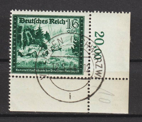 MiNr. 891 gestempelte Bogenecke