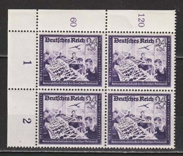 MiNr. 893 postfrische ** Bogenecke oben links