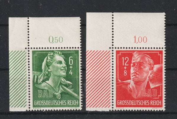MiNr. 894-895 postfrische ** Bogenecken