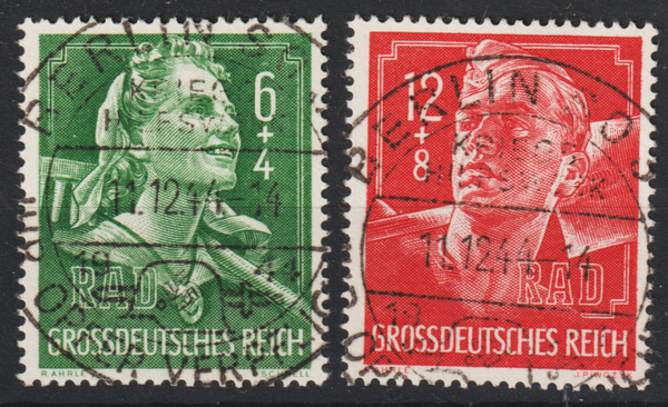 MiNr. 894-895 gestempelt