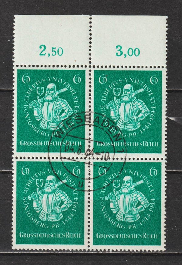 MiNr. 896 Oberrand Viererblock