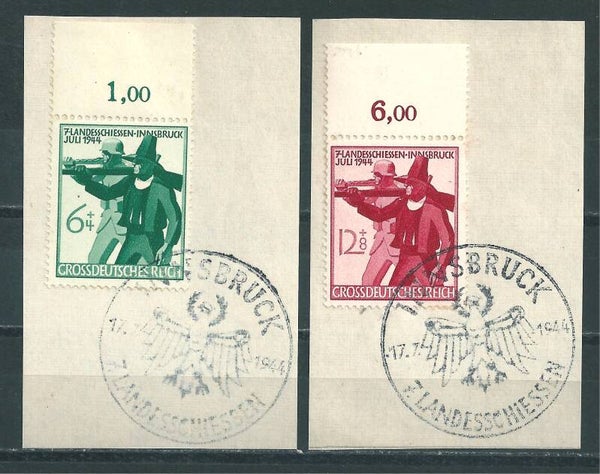 MiNr. 897-898 Oberrand, Briefstücke  (09)