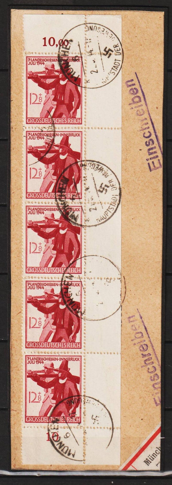 MiNr. 898 Briefstück