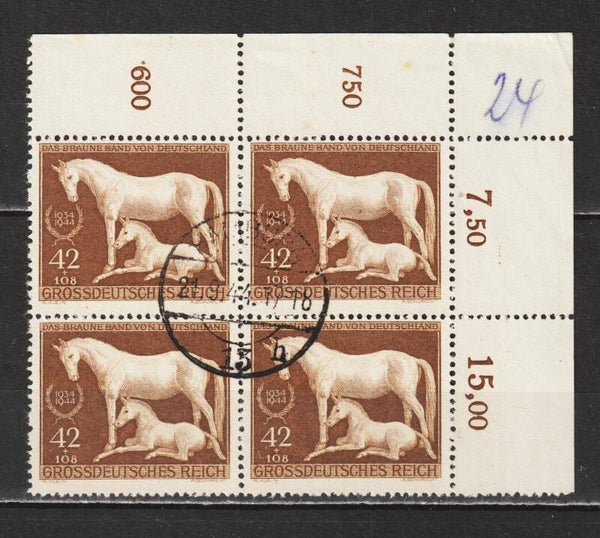 MiNr. 899 gestempelte Bogenecke