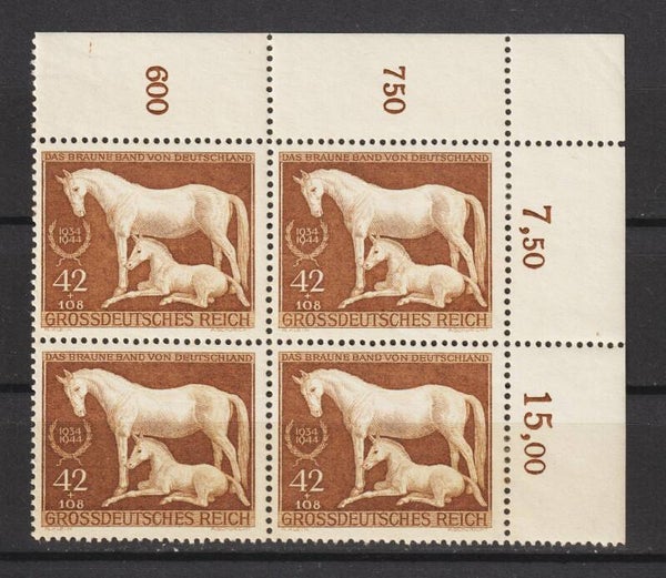 MiNr. 899 postfrische Bogenecke dgz