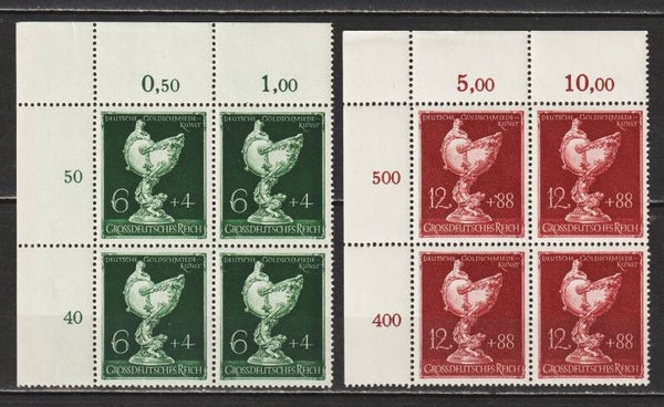 MiNr. 902-903 postfrische ** Bogenecken oben links