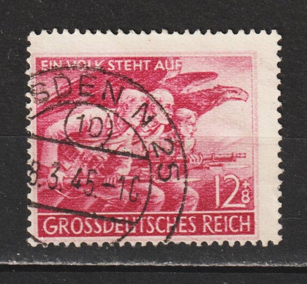 MiNr. 908 gestempelt, Dresden 8.3.45