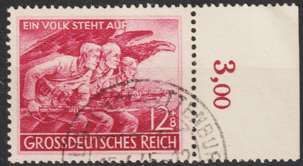 MiNr. 908 gestempelt, Berlin-Charlottenburg 15.4.45