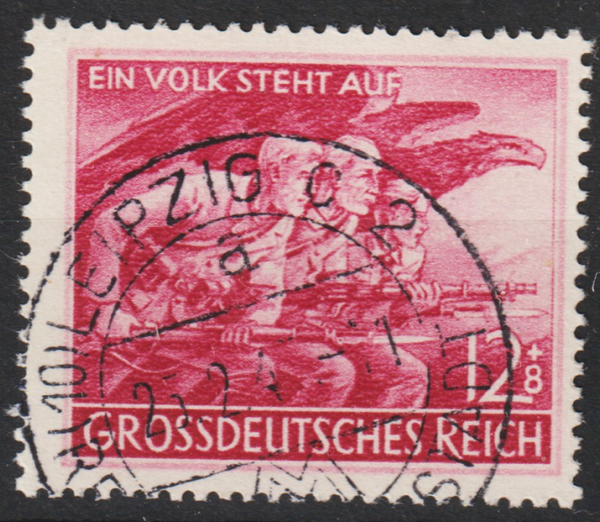 MiNr. 908 gestempelt, Leipzig 25.2.45