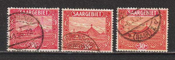 Saar MiNr. 90 Farbstudie