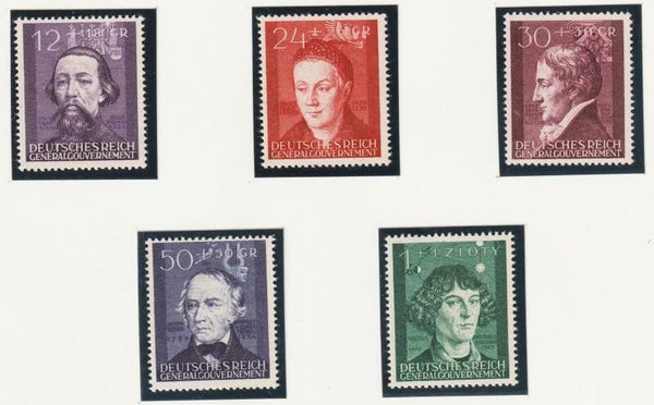 Generalgouvernement MiNr. 96-100 postfrisch **