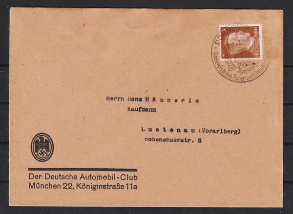 MiNr. 782 EF auf DAC Brief, Stempel DORNBIRN  (a007)