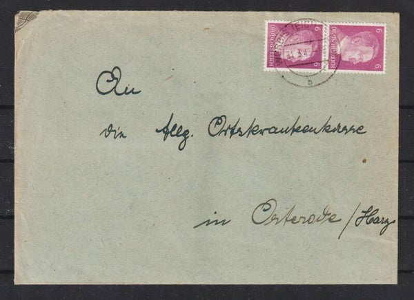 MiNr. 785 MeF auf Brief  WORBIS (EICHSFELD) (a022)