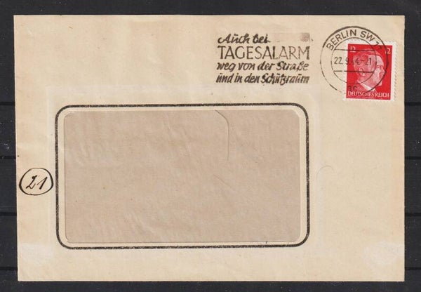 MiNr. 827 auf Brief   (a057)