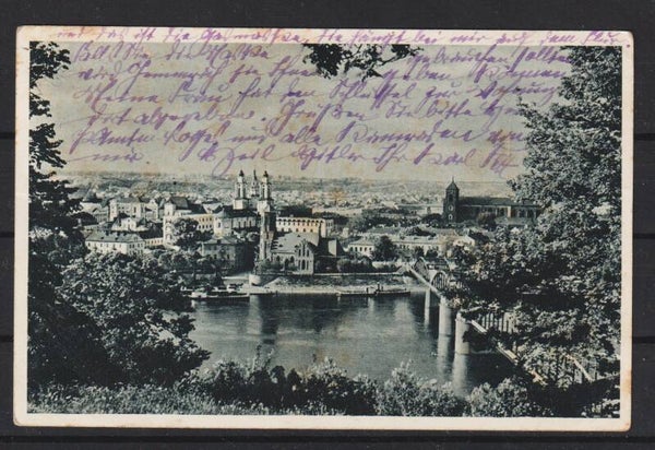 MiNr. 782 Karte DEUTSCHE DIENSTPOST OSTLAND (a059)