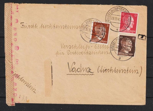 MiNr. 782, 787, 788 auf Auslandsbrief  (a071)