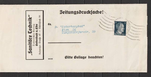 MiNr. 783 Zeitungs-Streifband (a187)