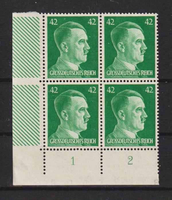 Adolf Hitler MiNr. A 795 postfrische ** Bogenecke