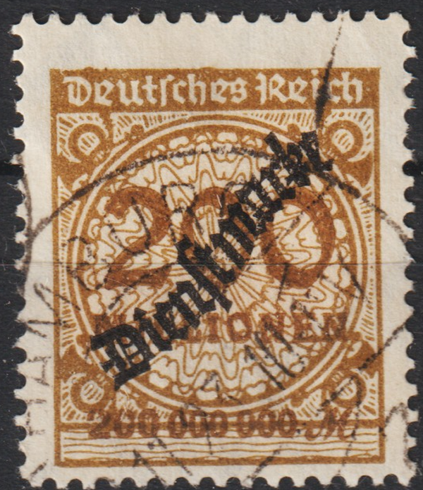MiNr. D 83 gestempelt   (ad)
