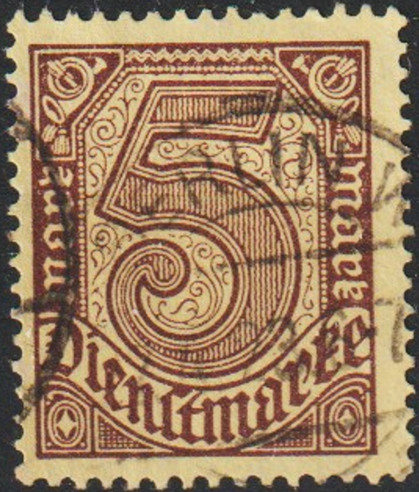 MiNr. D 33 gestempelt  (ad)