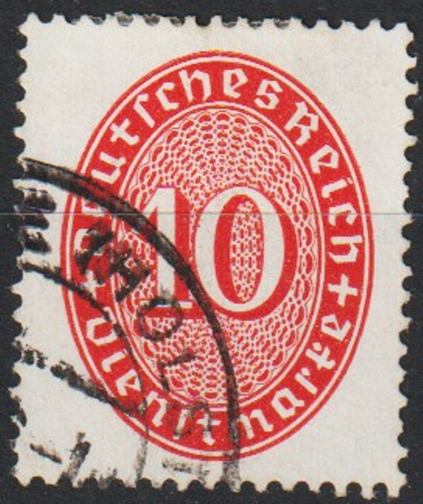 MiNr. D 123 Y gestempelt  (ad27)