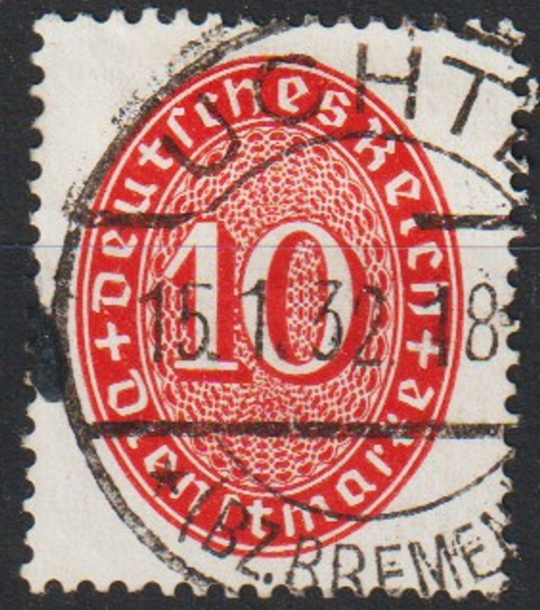 MiNr. D 123 Y gestempelt  (ad27)