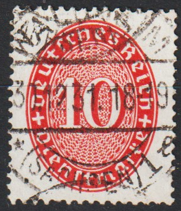 MiNr. D 123 Y gestempelt  (ad27)