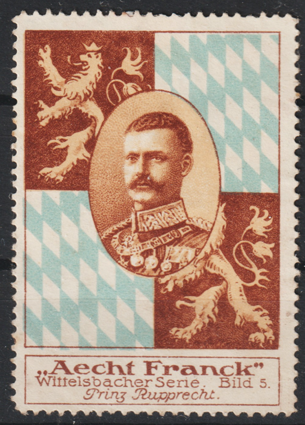 Vignette, Reklamemarke "Aecht Franck Prinz Rupprecht"  (0270)