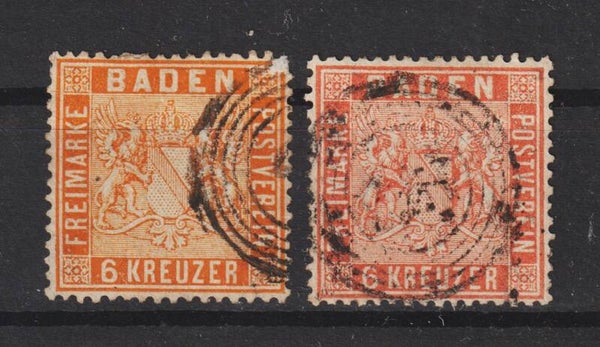 MiNr. 11 a/b gestempelt  (ag)