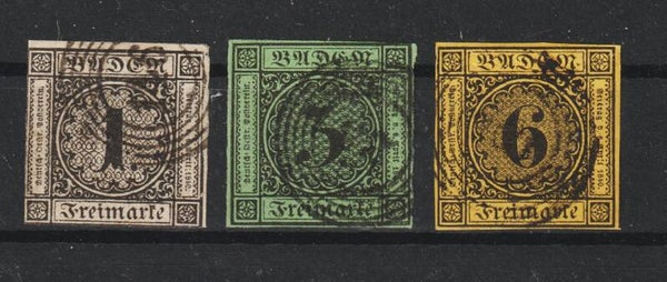 MiNr. 5-7 gestempelt  (ag)