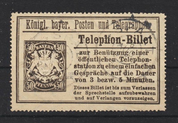 Bayern TB 21 gestempelt (ag07)