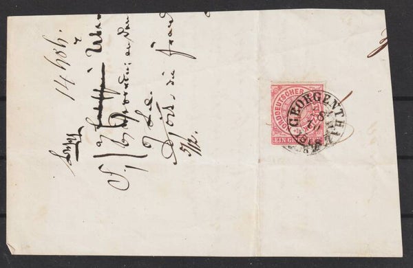 NDP MiNr. 4 mit K2 GEORGENTHAL  28.10.1886  (ag)