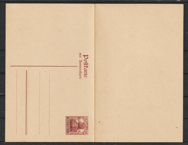 Allenstein Ganzsache P 4  (asdg)