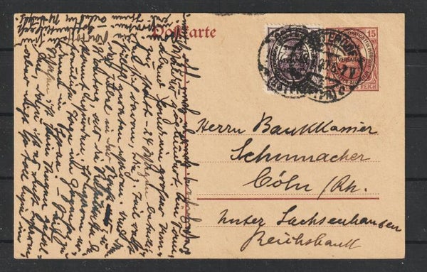 Allenstein Ganzsache P 7  (asdg)