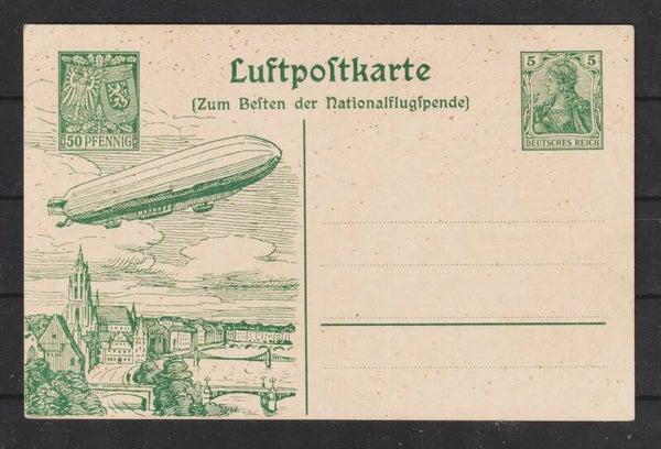 Pionierflug Wiesbaden Frankfurt 1912 Zeppelin Karte Pforzheim   (ar)