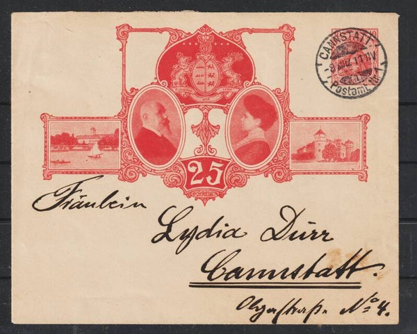 Ganzsache PU  "Silberhochzeit König von Württemberg"  (ar)