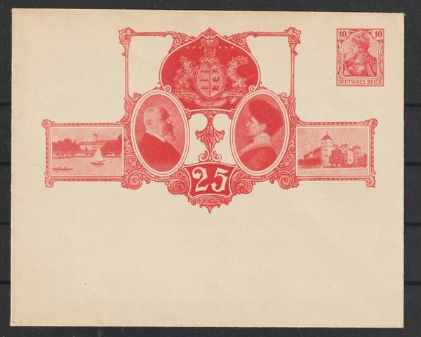 Ganzsache PU "Silberhochzeit König von Württemberg" (ar)