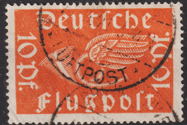 MiNr. 111 gestempelt, Plattenfehler f17 (as1919)