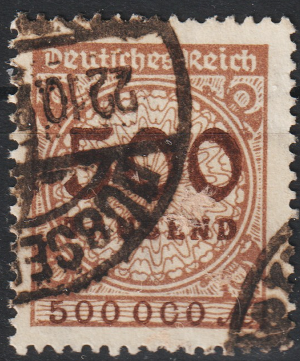 MiNr. 313 gestempelt, geprüft  (as31)