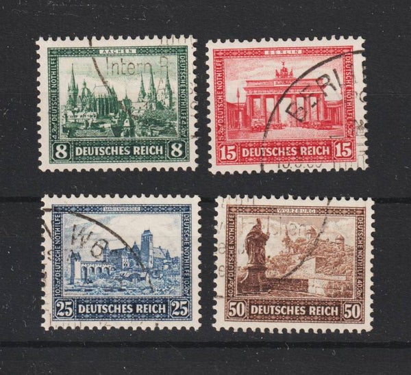 MiNr. 446-449 gestempelt, Block-Einzelmarken  (as32)