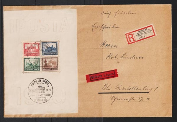 Block 1 auf R Brief BERLIN  19.9.30  (as32)