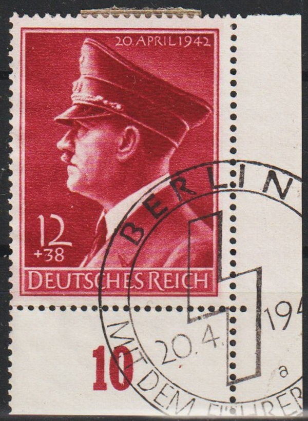MiNr. 813 x gestempelte Bogenecke (as42)