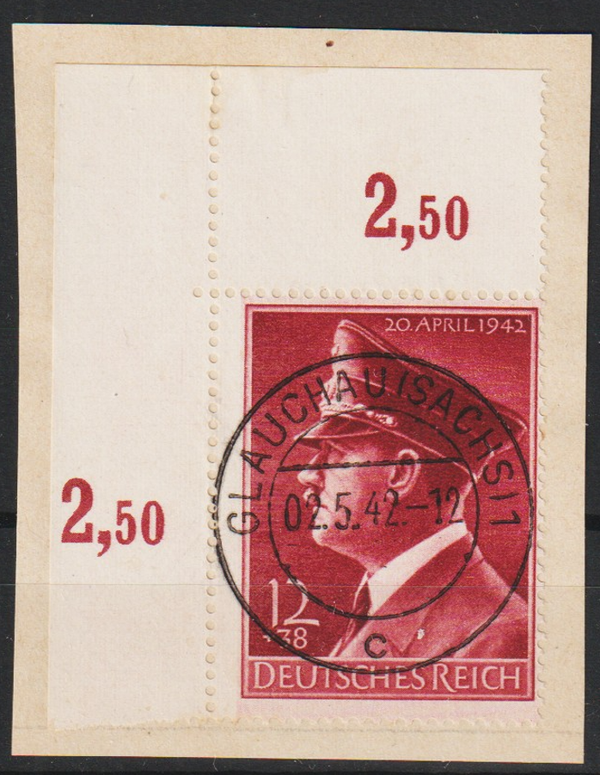 MiNr. 813 y Bogenecke auf Briefstück  (as42) (Kopie)