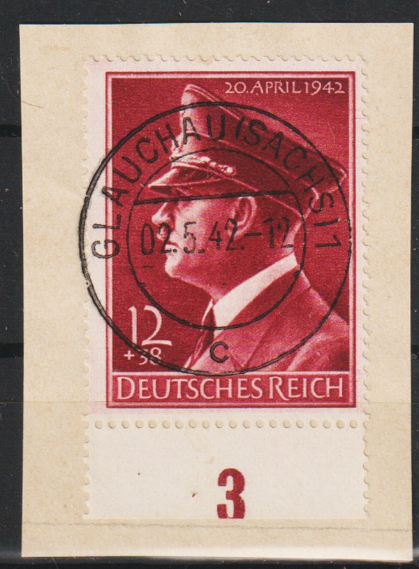 MiNr. 813 x Briefstück  (as42)