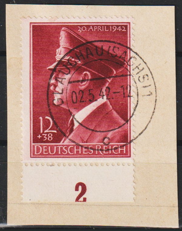 MiNr. 813 x Briefstück  (as42)