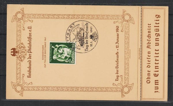 Sonderkarte "Tag der Briefmarke 1941" MiNr. 762 mit  (as62)