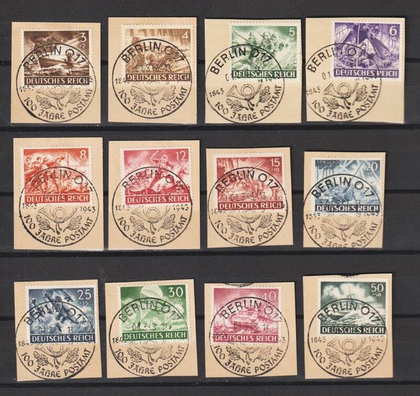 MiNr. 831-842 Wehrmacht I,  Sonderstempel BERLIN   (as84)