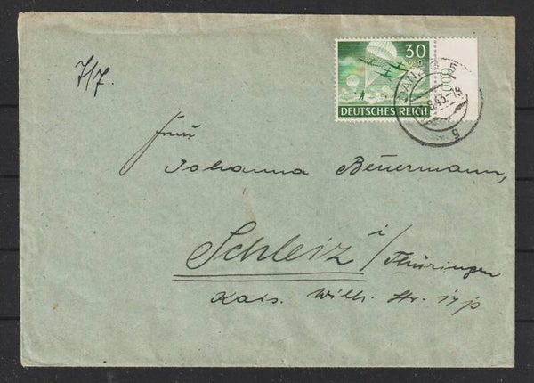 MiNr. 840 auf Brief DANZIG 11.8.43  (as84)