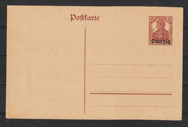 Danzig Ganzsache P 2   (asdg)